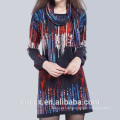 15STC6601 digital print sweater dress